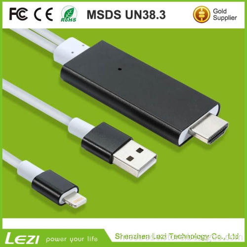 1080p hdim cable smart phone to HD TV cable for wholesalesIOS to MHL 1080P HDTV Cable